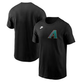 Arizona Diamondbacks Nike Cooperstown Collection Wordmark T-Shirt - MLB T-shirts