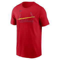 St. Louis Cardinals Nike Cooperstown Collection Wordmark T-Shirt - MLB T-shirts