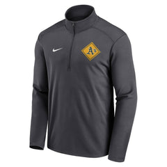 Athletics Nike Diamond Icon Pacer Performance Quarter-Zip Windbreaker Top - MLB Tops