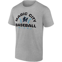 Miami Marlins Fanatics Iconic Go for Two T-Shirt - MLB T-shirts