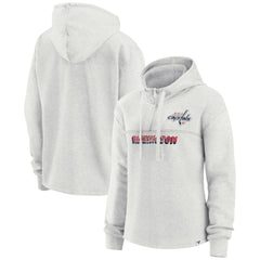 Washington Capitals Fanatics Women's True Classics Legacy Quarter-Zip Hoodie - NHL Hoodies