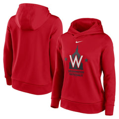 Washington Nationals Nike Women's Alternate Logo Performance Pullover Hoodie - MLB Hoodies