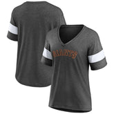 San Francisco Giants Fanatics Women's Wordmark V-Neck Tri-Blend T-Shirt - MLB T-shirts