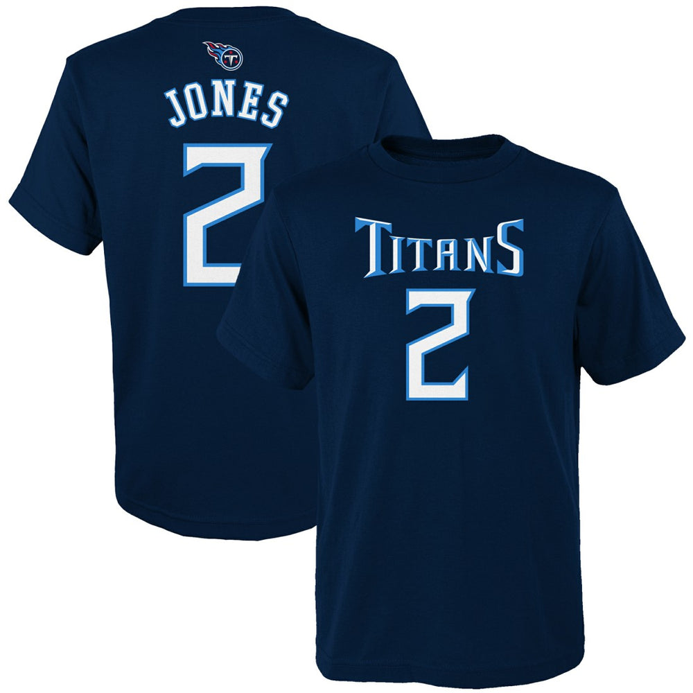 Tennessee Titans Julio Jones Youth Mainliner Player Name & Number T-Shirt | NFL Hot