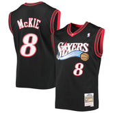 Black Aaron McKie Philadelphia 76ers Hardwood Classics Swingman Jersey | NBA
