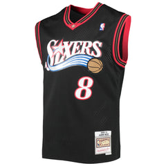 Black Aaron McKie Philadelphia 76ers Hardwood Classics Swingman Jersey | NBA