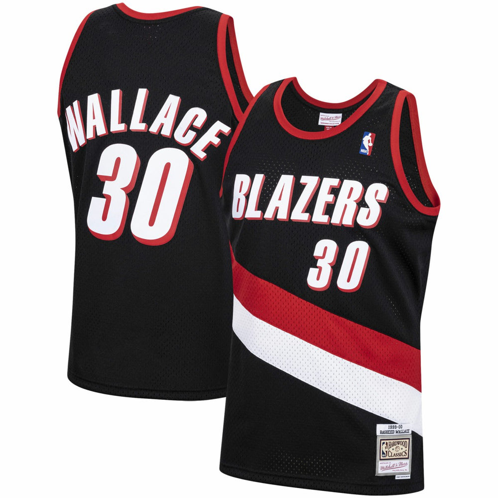 Black Rasheed Wallace Portland Trail Blazers 1999/00 Hardwood Classics Swingman Jersey | NBA
