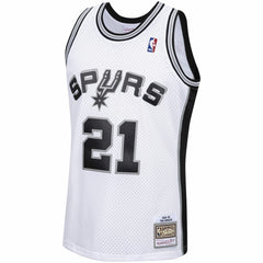 White Tim Duncan San Antonio Spurs 1998/99 Hardwood Classics Swingman Jersey | NBA