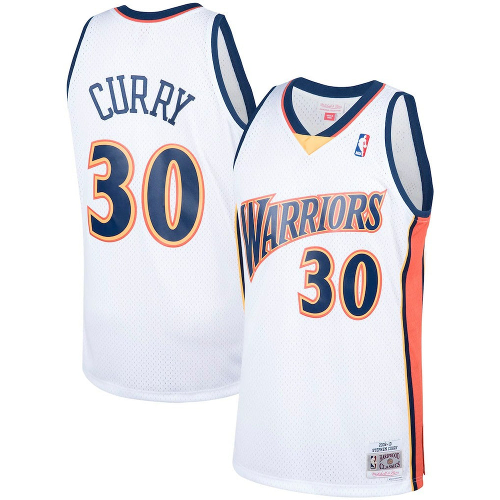 White Stephen Curry Golden State Warriors Hardwood Classics Swingman Jersey sale | NBA