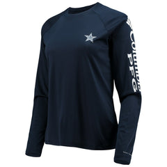 Dallas Cowboys Women's Tidal Omni-Shade Raglan Long Sleeve T-Shirt | NFL Discount
