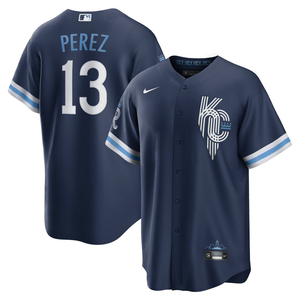 Salvador Perez Kansas City Royals Nike City Connect Replica Player Jersey - MLB Jerseys