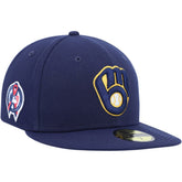 Milwaukee Brewers New Era 9/11 Memorial Side Patch 59FIFTY Fitted Hat - MLB Hats