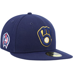 Milwaukee Brewers New Era 9/11 Memorial Side Patch 59FIFTY Fitted Hat - MLB Hats