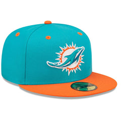 Miami Dolphins Flipside 2Tone 59FIFTY Fitted Hat | NFL Outlet
