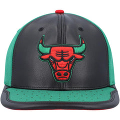 Black/Green Chicago Bulls Day One Snapback Hat | NBA