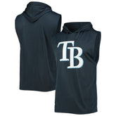 Tampa Bay Rays Stitches Sleeveless Pullover Hoodie - MLB Hoodies
