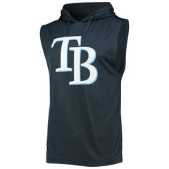 Tampa Bay Rays Stitches Sleeveless Pullover Hoodie - MLB Hoodies