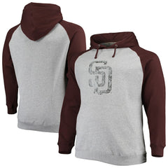 San Diego Padres Fanatics Big & Tall Raglan Pullover Hoodie - MLB Hoodies