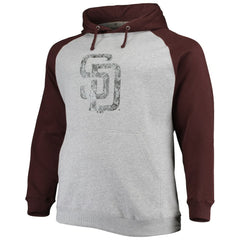 San Diego Padres Fanatics Big & Tall Raglan Pullover Hoodie - MLB Hoodies