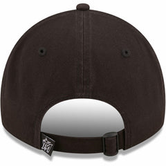Miami Marlins New Era Black On Black Core Classic 2.0 9TWENTY Adjustable Hat - MLB Hats