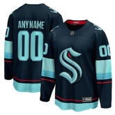 Seattle Kraken Fanatics Home Breakaway Custom Jersey - NHL Jerseys