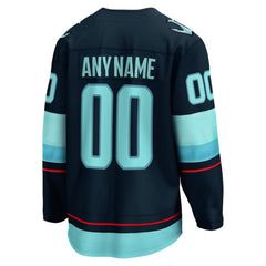 Seattle Kraken Fanatics Home Breakaway Custom Jersey - NHL Jerseys