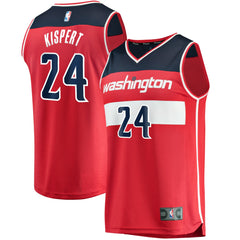 Icon Edition Corey Kispert Washington Wizards Youth Fast Break Replica Jersey Red | NBA