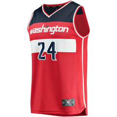 Icon Edition Corey Kispert Washington Wizards Youth Fast Break Replica Jersey Red | NBA