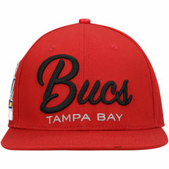 Tampa Bay Buccaneers Pro Standard LV Super Bowl s Script Wordmark Snapback Hat | NFL Outlet