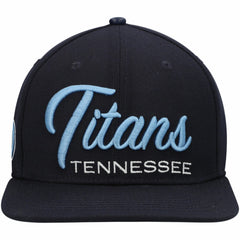 Tennessee Titans Pro Standard Script Wordmark Snapback Hat | NFL Near me