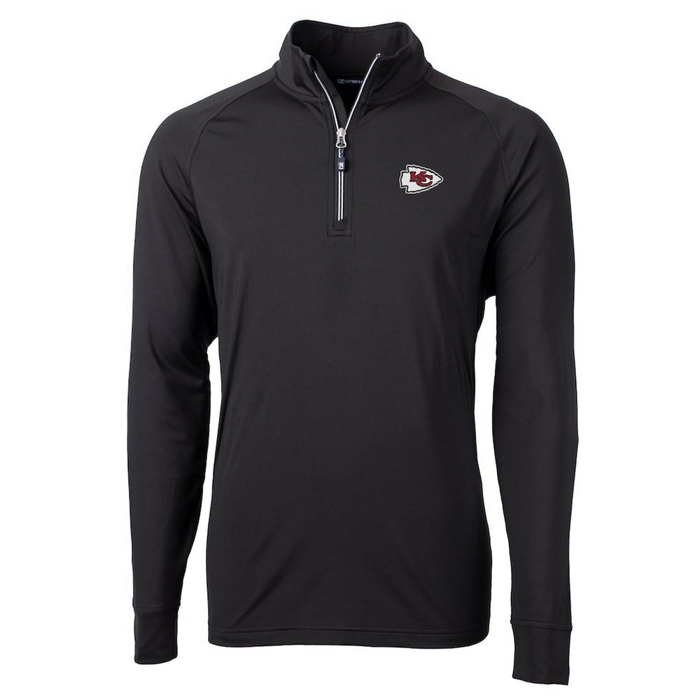 Kansas City Chiefs Cutter & Buck Adapt Eco Knit Quarter-Zip Pullover Jacket | NFL Near me