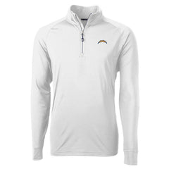 Los Angeles Chargers Cutter & Buck Adapt Eco Knit Quarter-Zip Pullover Jacket | NFL On sale