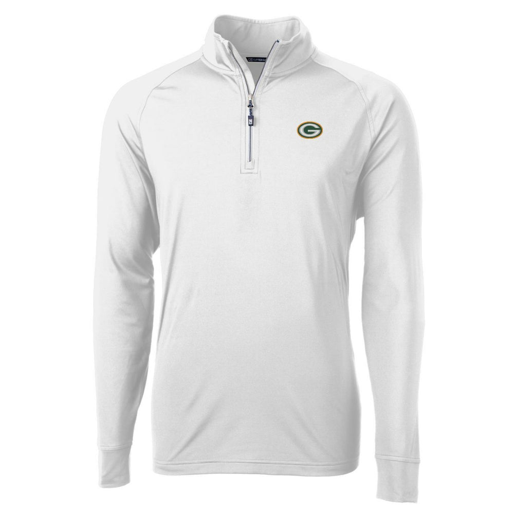 Green Bay Packers Cutter & Buck Adapt Eco Knit Quarter-Zip Pullover Jacket | NFL US