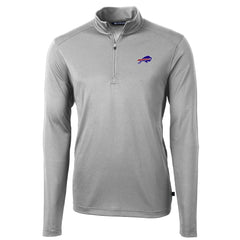 Buffalo Bills Cutter & Buck Virtue Eco Pique Recycled Quarter-Zip Pullover Jacket | NFL On sale