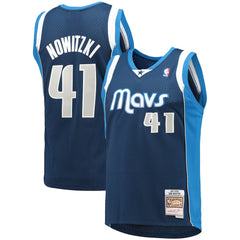 Navy Dirk Nowitzki Dallas Mavericks 2011/12 Hardwood Classics Swingman Jersey sale | NBA