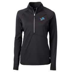 Detroit Lions Cutter & Buck Women's Adapt Eco Knit Half-Zip Pullover Jacket | NFL Hot