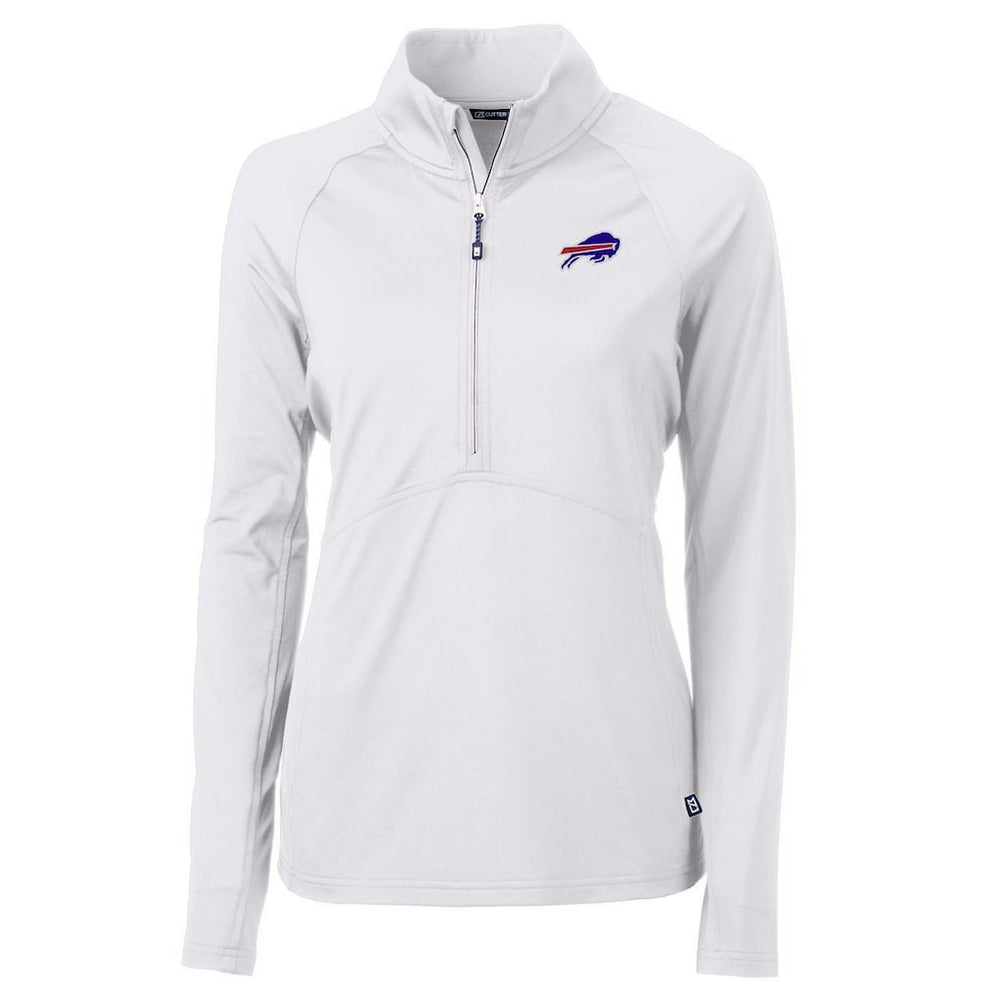 Buffalo Bills Cutter & Buck Women's Adapt Eco Knit Half-Zip Pullover Jacket | NFL Online