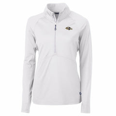Baltimore Ravens Cutter & Buck Women's Adapt Eco Knit Half-Zip Pullover Jacket | NFL New