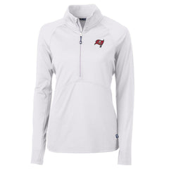 Tampa Bay Buccaneers Cutter & Buck Women's Adapt Eco Knit Half-Zip Pullover Jacket | NFL Sale