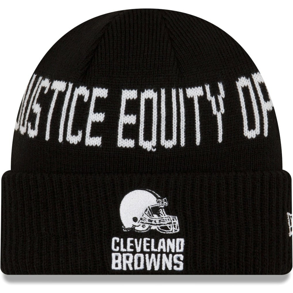 Cleveland Browns Team Social Justice Cuffed Knit Hat | NFL Discount