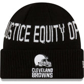 Cleveland Browns Team Social Justice Cuffed Knit Hat | NFL Discount