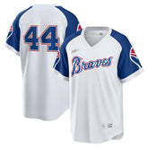 Hank Aaron Atlanta Braves Nike Home Cooperstown Collection Player Jersey - MLB Jerseys