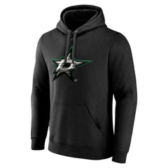 Dallas Stars Personalized Midnight Mascot Logo Pullover Hoodie - NHL Hoodies