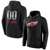 Detroit Red Wings Personalized Midnight Mascot Logo Pullover Hoodie - NHL Hoodies