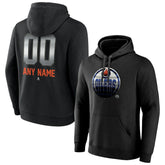 Edmonton Oilers Personalized Midnight Mascot Logo Pullover Hoodie - NHL Hoodies