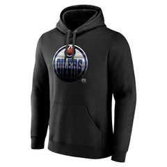 Edmonton Oilers Personalized Midnight Mascot Logo Pullover Hoodie - NHL Hoodies
