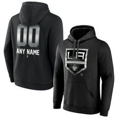 Los Angeles Kings Personalized Midnight Mascot Logo Pullover Hoodie - NHL Hoodies