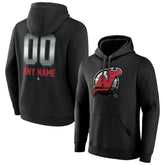 New Jersey Devils Personalized Midnight Mascot Logo Pullover Hoodie - NHL Jerseys