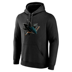 San Jose Sharks Personalized Midnight Mascot Logo Pullover Hoodie - NHL Hoodies