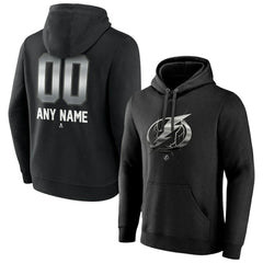 Tampa Bay Lightning Personalized Midnight Mascot Logo Pullover Hoodie - NHL Hoodies